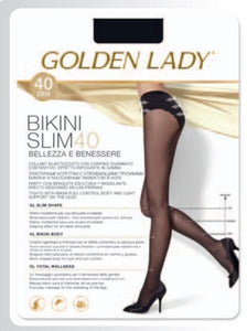 γυναικείο καλσόν 40 den  λαστέξ "bikini slim" Golden Lady | evaunderwear - Eva Underwear 