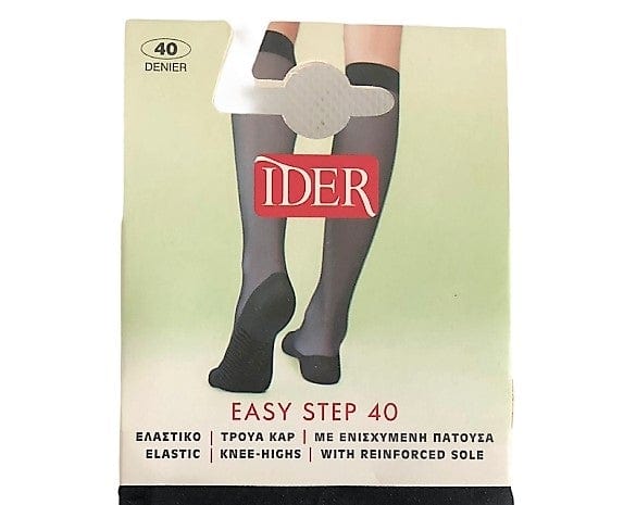 καλτσάκι τρουακάρ ενισχυμένη πατούσα 40 den IDER | evaunderwear - Eva Underwear 