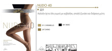 Load image into Gallery viewer, Γυναικείο Καλσόν &quot;Nudo 40&quot; Omsa Black  | evaunderwear
