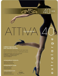 Καλσόν "Attiva" XXL 40 den Omsa 270 | evaunderwear