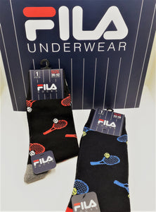 ανδρική κάλτσα "play tennis" Fila f5270 | evaunderwear - Eva Underwear 